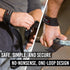 Rip Toned Lifting Straps + 18-inch Wrist Wraps Bundle, 1 Pair Each for Weightlifting, Workout, Gym, Powerlifting