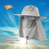 KOOLSOLY Fishing Hat - Sun Cap with UPF 50+ Protection and Neck Flap for Men and Women