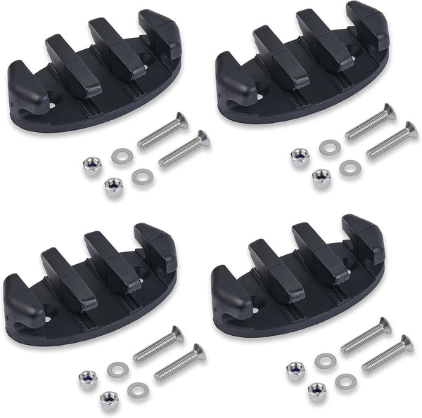 OceanMotion Zig Zag Cleat for Kayaks and Canoes, 4 Pack.