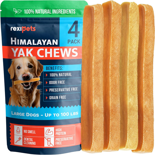 100% Natural Yak Cheese Himalayan Made Dog Chews All Breeds - Lactose