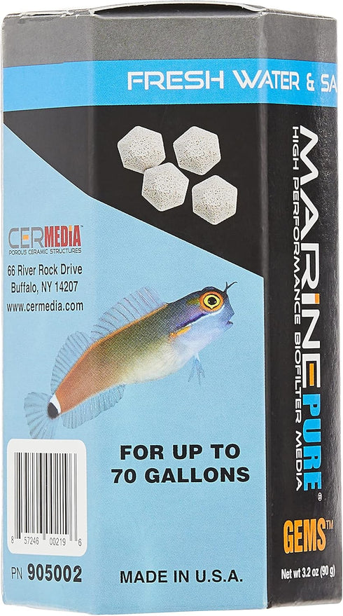 Marine Pure Biofilter Media Gems, 90g, Tan (905002)