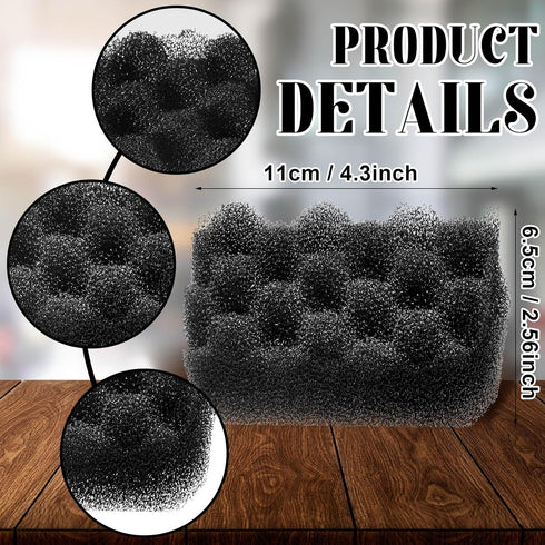 20 Pieces Foam Filter Pads Compatible with Fluval 304/305/306/404/405/406, Foam Filter Media Replacements