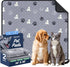 WanpeeGoo Washable Pee Pads for Dogs Mat, 2 Pack Absorbent Reusable Training