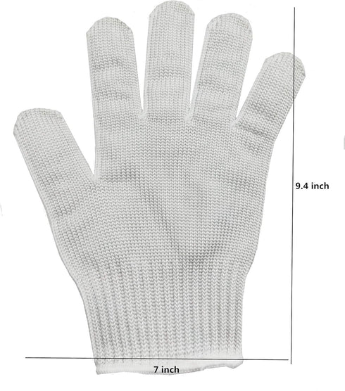 Bird Training Anti-Bite Gloves Protective Gloves for Small Animal Handling (1 Pair White)