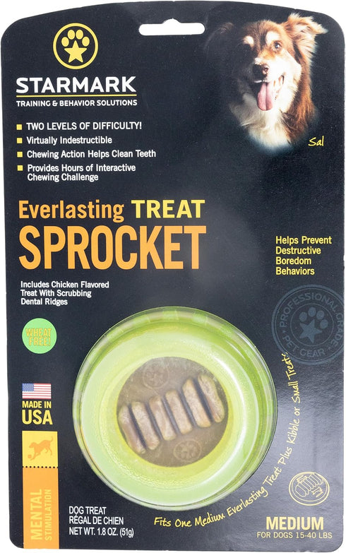 Starmark Everlasting Sprocket Medium Dog Toy