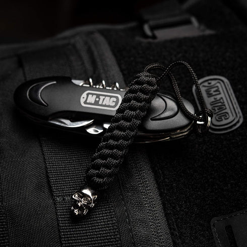 M-Tac Skull Knife Lanyards with Beads, Tactical Paracord Lanyard for Knife – Helix