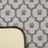 12x18, Bone Dry Machine Washable, Ultra Absorbent Pet Mat, Gray Lattice