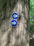 Trail Markers, Bright Reflective Trail Marker Pack of 24, Easy to Mount for Hunting, Hiking, Camping, and More