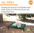 K&H Pet Products Elevated Outdoor Dog Cot Bed, Medium Green, Washable Breathable Mesh, Heavy Duty Frame