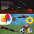 SKOLOO 10" Portable Hand Air Ball Pump Inflator Kit with Needle, Nozzle, Extension Hose for Sports Balls and Inflatables