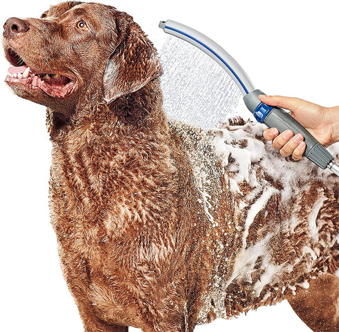 Waterpik Pet Wand Pro Dog Shower Attachment for Fast and Easy Dog Bathing, Indoor and Outdoor Sprayer, Includes 8-Foot