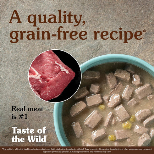 13.2-oz, 12 Taste of the Wild Southwest Canyon Canine Recipe with Beef in Gravy Canned Dog Food, Case