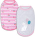 Blueberry Pet Pack of 2 Soft & Comfy Wonderland Striped Cotton Blend Dog T Shirts, Back Length 12", Clothes for Dogs