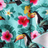 Fun Golf Towel Set of 2, Microfiber Waffle and Ball Towels for Golf Bags, Tropical Toucan Bird Accessories