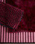 Bone Dry Faux Fur Pet Cage Liner, X-Large - 22 x 36", Cranberry