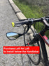 Hafny HD Blast-Resistant Bike Mirror, Adjustable Rotatable Rearview Mirror for Bicycle