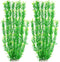 MyLifeUNIT 21 Inches Tall Plastic Aquarium Plants for Fish Tank Decorations and Aquarium Decor (Green)