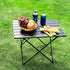 Simidobook Backpacking, (1) Folding Camping Table Ultralight Aluminum Portable Table for Camping, Hiking, Picnic