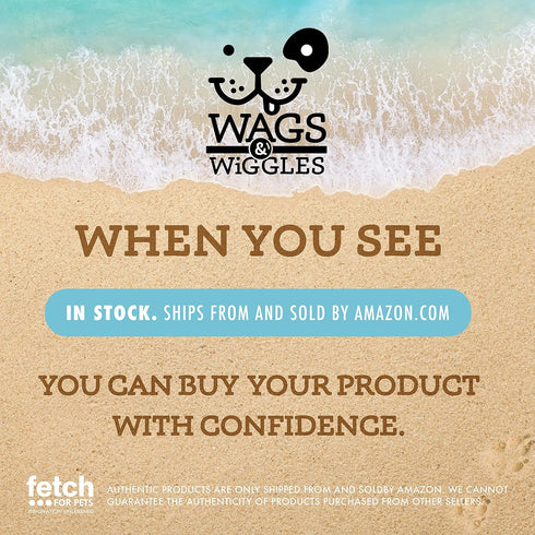 Wags & Wiggles Waterproof PVC Collar in Navy for Medium Dogs, Durable for Pool or Lake