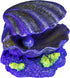 GloFish Clam Ornament, Detailed Aquarium Ornament, Hideaway for Fish
