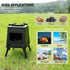 Portable Camping Wood Stove - Mini Outdoor Wood Burning Stove with Carrying Bag for Cooking and Heating