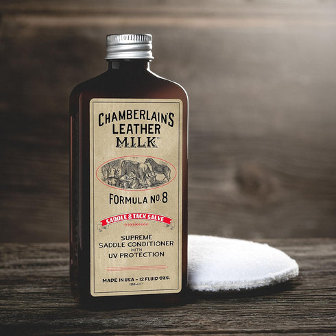 8, 12 Chamberlains Leather Milk Saddle Tack Salve Conditioner Formula No. Ounce