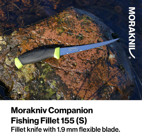 Morakniv Fishing Comfort Fillet Knife - Sandvik Stainless Steel Blade for Precision Cutting