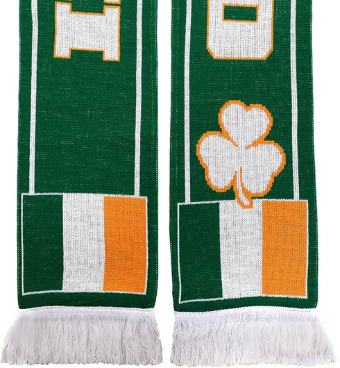 Ireland Classic Soccer Rugby Knit Scarf