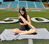 (2 Pack) We Sweat's Microfiber Towels Perfect for Travel, Gym Shower & Camping. Ultra Compact - Lightweight Shower