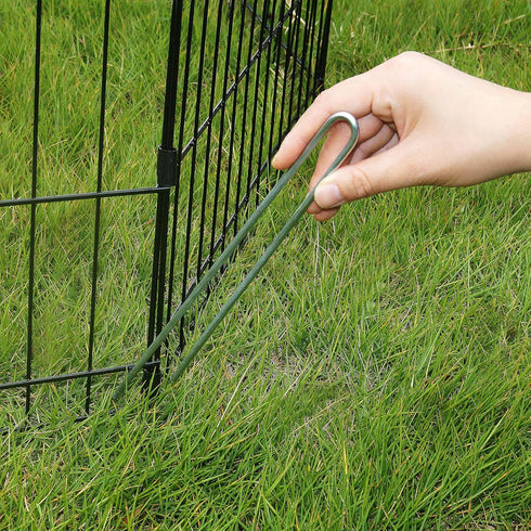 Pet Trex 24" Exercise Playpen for Dogs, Eight 24" x 30" High Panels with Gate