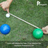 100mm Set, Set 8 Balls/1 Pointyard Bocce Ball Regulation Bocci Ball with PE Bocce Pallino/Carrying Bag/Measuring Tape