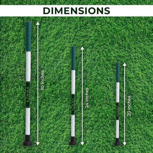 30" Gimme TAMP-IT Grabber Golf Ball Retriever Lightweight Pickup Tool, Easy Retrieval, Ideal for Scramble Play