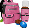 PetAmi Dog Travel Backpack, Airline Approved, Pink - Dog Mom Gift with Food Container & Collapsible Bowls