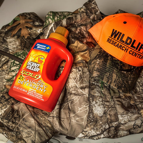 Eliminator,32 Ounces,(Pack 2) Scent Killer Gold Scent Free Laundry Detergent for Hunting Gear with Power Boost Plus