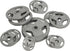 Signature Fitness Cast Iron Weight Plate for Strength Training and Weightlifting, Standard or Olympic, Available in