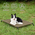 Bedsure Large Elevated Cooling Outdoor Dog Bed, Raised Cots for Large Dogs, Portable Indoor & Outdoor Hammock Bed,