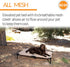 K&H Elevated Outdoor Dog Cot Bed, Raised Cooling Bed with Washable Mesh for Large Dogs, Heavy Duty Frame, Tan