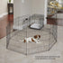 MidWest Homes For Pets Foldable Metal Dog Exercise Pen / Pet Playpen, 24'W x 30'H