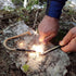 Hexalite Ferro Rod and FireWick Tinder Kit, X-Large 1/2" x 6" Long Hex Ferro Rod, Complete Fire Starter Tool