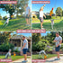 35" Flirt Pole for Dogs Heavy Duty - Multi-Sensory Tough Chase Toy for Medium & Large Breeds Extra Strong Dog Teaser