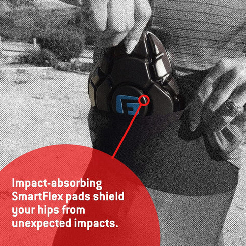 G-Form Slip-in Hip Protectors - Lightweight & Breathable Cycling Hip Pads - Black, S/M - Hip Support Gear