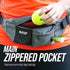 Leash Boss Portable Dog Treat Pouch for Training, Fanny Pack Waist Belt Transport, Kibble Snack Container