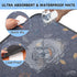 2-Pack 36" 48" Sunheir Extra Large Reusable Dog Mat for Floor, Dog Playpen, Non-Slip Waterproof Pee Pads, Super