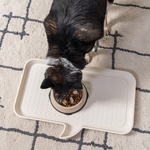 IRIS USA 4 Cups Slow Feeder Dog Bowl - Anti-Choking, Anti-Slip, Easy to Clean, Interactive Puzzle Toy for Healthy