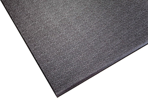 Supermats Heavy Duty Equipment Mat 20GS, Black, Made in U.S.A. for Indoor Cycles, 2 Feet x 3 Feet 10 In