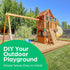 25 Jungle Gym Kingdom Rock Climbing Holds for Kids - Indoor & Outdoor Rock Wall Climbing Kit with Mounting Hardware