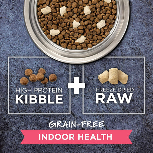 Instinct Raw Boost Indoor Health Grain Free Recipe - Real Chicken Natural Dry Cat Food, 5 lb Bag