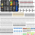 SILANON Fishing Tackle Kit with 174pcs Swivels, Sinker Slides, 3 Way Swivels, Duo Lock Snaps, Barrel Snap Swivels in