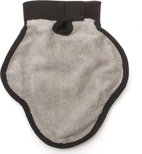 Reversible Silicone Pet Grooming Glove for Gentle Massage, Bathing and Hair Removal, One Size, Grey