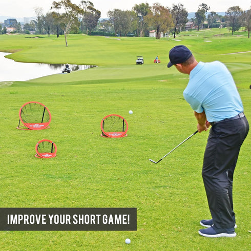 GoSports Chipster Golf Chipping Pop Up Practice Net, Improve Your Short Game
